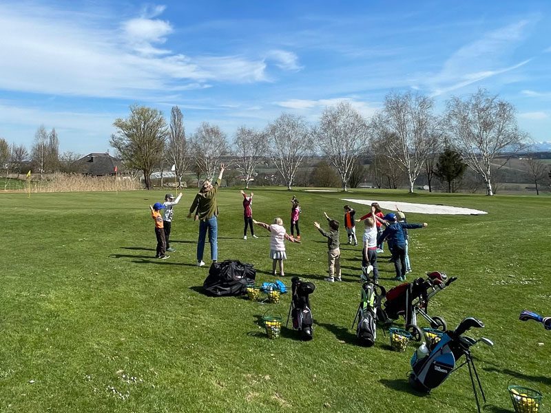 Kindertraining Golf Resort Kremstal