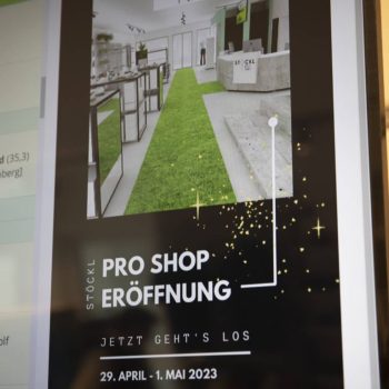 Neuer Pro Shop Golf Resort Kremstal