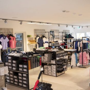 Neuer Pro Shop Stöckl Golf Resort Kremstal Sortiment